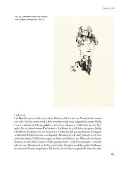 Image of the Page - 113 - in Erica Tietze-Conrat - Tagebücher, Volume I: Der Wiener Vasari (1923–1926)