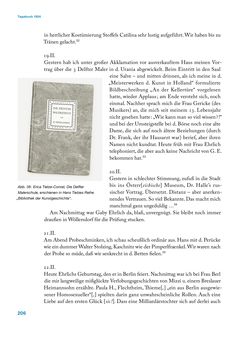 Image of the Page - 206 - in Erica Tietze-Conrat - Tagebücher, Volume I: Der Wiener Vasari (1923–1926)