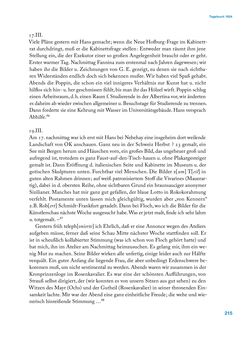 Bild der Seite - 215 - in Erica Tietze-Conrat - Tagebücher, Band I: Der Wiener Vasari (1923–1926)