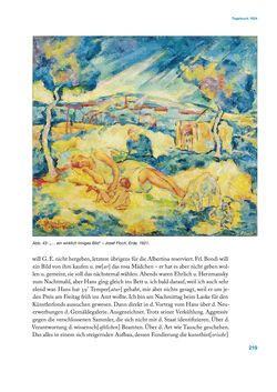 Bild der Seite - 219 - in Erica Tietze-Conrat - Tagebücher, Band I: Der Wiener Vasari (1923–1926)