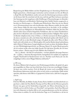 Image of the Page - 220 - in Erica Tietze-Conrat - Tagebücher, Volume I: Der Wiener Vasari (1923–1926)