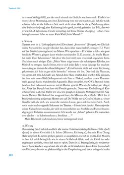Image of the Page - 222 - in Erica Tietze-Conrat - Tagebücher, Volume I: Der Wiener Vasari (1923–1926)