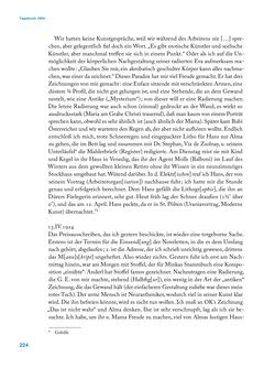 Bild der Seite - 224 - in Erica Tietze-Conrat - Tagebücher, Band I: Der Wiener Vasari (1923–1926)