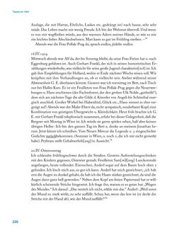 Bild der Seite - 226 - in Erica Tietze-Conrat - Tagebücher, Band I: Der Wiener Vasari (1923–1926)