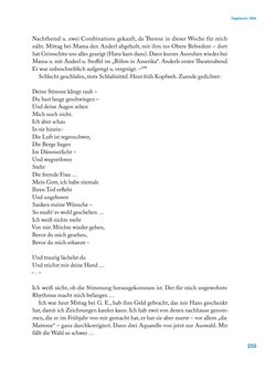 Image of the Page - 255 - in Erica Tietze-Conrat - Tagebücher, Volume I: Der Wiener Vasari (1923–1926)