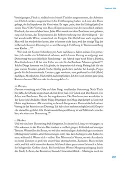 Image of the Page - 261 - in Erica Tietze-Conrat - Tagebücher, Volume I: Der Wiener Vasari (1923–1926)