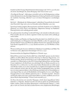 Image of the Page - 275 - in Erica Tietze-Conrat - Tagebücher, Volume I: Der Wiener Vasari (1923–1926)