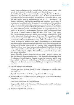 Image of the Page - 295 - in Erica Tietze-Conrat - Tagebücher, Volume I: Der Wiener Vasari (1923–1926)