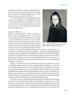 Image of the Page - 403 - in Erica Tietze-Conrat - Tagebücher, Volume I: Der Wiener Vasari (1923–1926)