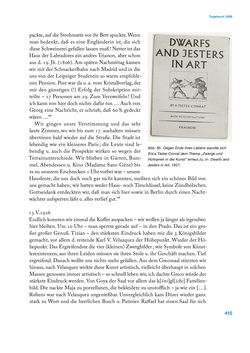 Image of the Page - 415 - in Erica Tietze-Conrat - Tagebücher, Volume I: Der Wiener Vasari (1923–1926)
