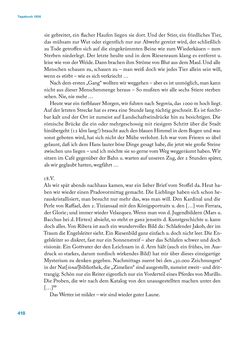 Image of the Page - 418 - in Erica Tietze-Conrat - Tagebücher, Volume I: Der Wiener Vasari (1923–1926)
