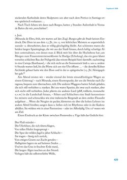 Image of the Page - 429 - in Erica Tietze-Conrat - Tagebücher, Volume I: Der Wiener Vasari (1923–1926)