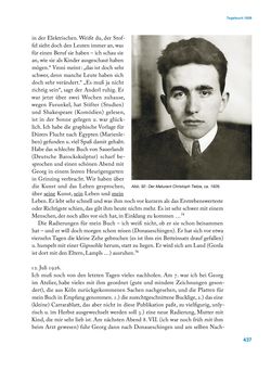 Image of the Page - 437 - in Erica Tietze-Conrat - Tagebücher, Volume I: Der Wiener Vasari (1923–1926)