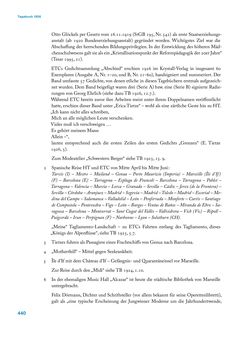 Image of the Page - 440 - in Erica Tietze-Conrat - Tagebücher, Volume I: Der Wiener Vasari (1923–1926)