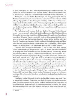 Image of the Page - 40 - in Erica Tietze-Conrat - Tagebücher, Volume II: Mit den Mitteln der Disziplin (1937–1938)