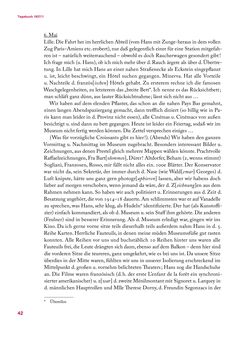 Image of the Page - 42 - in Erica Tietze-Conrat - Tagebücher, Volume II: Mit den Mitteln der Disziplin (1937–1938)