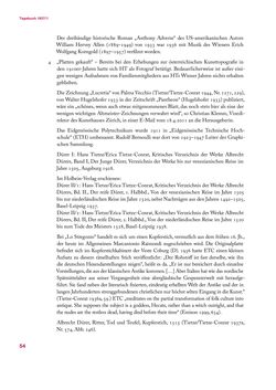 Image of the Page - 54 - in Erica Tietze-Conrat - Tagebücher, Volume II: Mit den Mitteln der Disziplin (1937–1938)