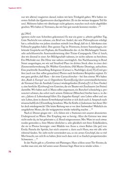 Image of the Page - 74 - in Erica Tietze-Conrat - Tagebücher, Volume II: Mit den Mitteln der Disziplin (1937–1938)