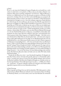 Image of the Page - 83 - in Erica Tietze-Conrat - Tagebücher, Volume II: Mit den Mitteln der Disziplin (1937–1938)