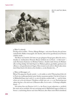 Image of the Page - 206 - in Erica Tietze-Conrat - Tagebücher, Volume II: Mit den Mitteln der Disziplin (1937–1938)