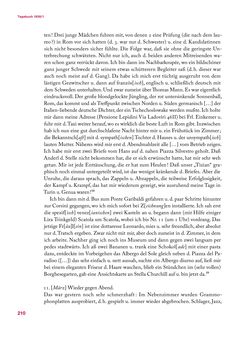 Image of the Page - 210 - in Erica Tietze-Conrat - Tagebücher, Volume II: Mit den Mitteln der Disziplin (1937–1938)