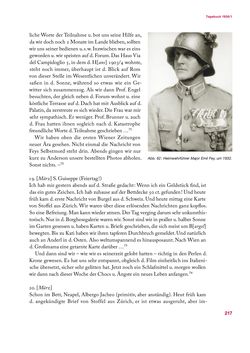 Image of the Page - 217 - in Erica Tietze-Conrat - Tagebücher, Volume II: Mit den Mitteln der Disziplin (1937–1938)