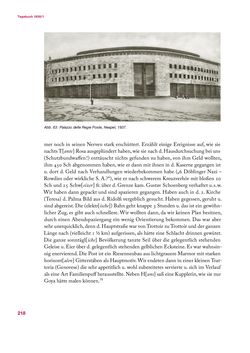Image of the Page - 218 - in Erica Tietze-Conrat - Tagebücher, Volume II: Mit den Mitteln der Disziplin (1937–1938)