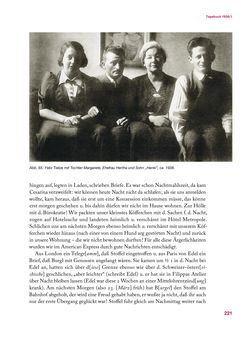 Image of the Page - 221 - in Erica Tietze-Conrat - Tagebücher, Volume II: Mit den Mitteln der Disziplin (1937–1938)