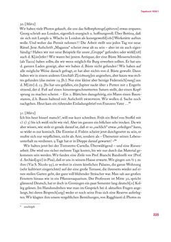 Image of the Page - 225 - in Erica Tietze-Conrat - Tagebücher, Volume II: Mit den Mitteln der Disziplin (1937–1938)