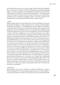 Image of the Page - 227 - in Erica Tietze-Conrat - Tagebücher, Volume II: Mit den Mitteln der Disziplin (1937–1938)