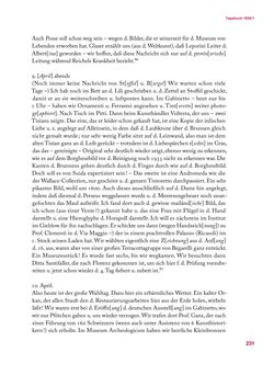 Image of the Page - 231 - in Erica Tietze-Conrat - Tagebücher, Volume II: Mit den Mitteln der Disziplin (1937–1938)