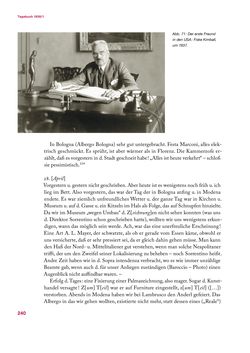 Image of the Page - 240 - in Erica Tietze-Conrat - Tagebücher, Volume II: Mit den Mitteln der Disziplin (1937–1938)