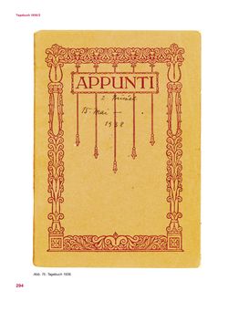 Image of the Page - 294 - in Erica Tietze-Conrat - Tagebücher, Volume II: Mit den Mitteln der Disziplin (1937–1938)