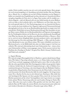 Image of the Page - 311 - in Erica Tietze-Conrat - Tagebücher, Volume II: Mit den Mitteln der Disziplin (1937–1938)