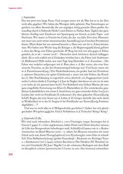 Image of the Page - 312 - in Erica Tietze-Conrat - Tagebücher, Volume II: Mit den Mitteln der Disziplin (1937–1938)