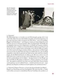 Image of the Page - 321 - in Erica Tietze-Conrat - Tagebücher, Volume II: Mit den Mitteln der Disziplin (1937–1938)