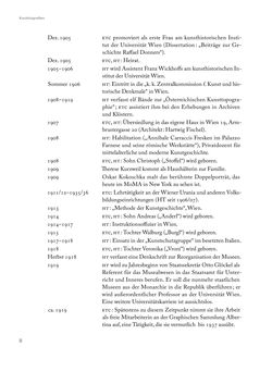 Image of the Page - 8 - in Erica Tietze-Conrat - Tagebücher, Volume III: Register und Anhang