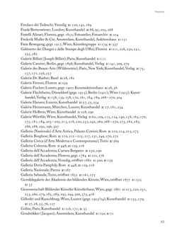 Image of the Page - 83 - in Erica Tietze-Conrat - Tagebücher, Volume III: Register und Anhang