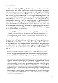 Image of the Page - 21 - in Ethik und Moral im Wiener Kreis - Zur Geschichte eines engagierten Humanismus