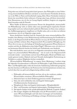 Bild der Seite - 221 - in Ethik und Moral im Wiener Kreis - Zur Geschichte eines engagierten Humanismus
