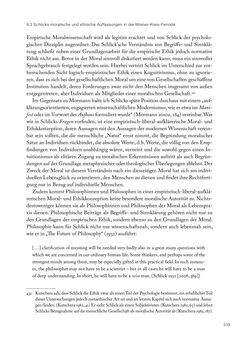 Image of the Page - 319 - in Ethik und Moral im Wiener Kreis - Zur Geschichte eines engagierten Humanismus