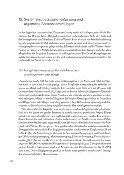 Bild der Seite - 402 - in Ethik und Moral im Wiener Kreis - Zur Geschichte eines engagierten Humanismus