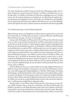 Bild der Seite - 409 - in Ethik und Moral im Wiener Kreis - Zur Geschichte eines engagierten Humanismus