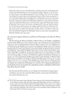 Image of the Page - 415 - in Ethik und Moral im Wiener Kreis - Zur Geschichte eines engagierten Humanismus