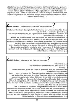 Image of the Page - 85 - in Von europäischen Klischees & der österreichischen Sicht...