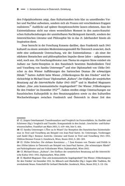 Bild der Seite - 8 - in Existentialismus in Österreich - Kultureller Transfer und literarische Resonanz