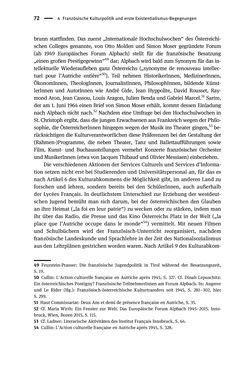Bild der Seite - 72 - in Existentialismus in Österreich - Kultureller Transfer und literarische Resonanz