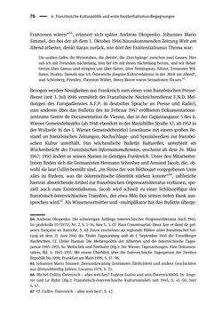 Image of the Page - 76 - in Existentialismus in Österreich - Kultureller Transfer und literarische Resonanz