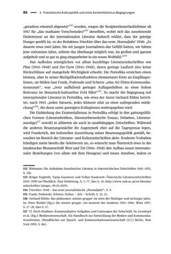 Image of the Page - 86 - in Existentialismus in Österreich - Kultureller Transfer und literarische Resonanz