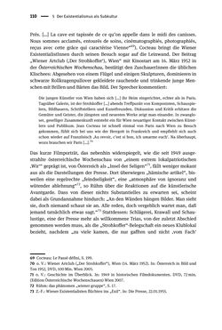 Image of the Page - 110 - in Existentialismus in Österreich - Kultureller Transfer und literarische Resonanz